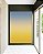 Quadro Vertical Abstrato Degradê Amarelo Dourado Creme Azul Canvas Moldura - Imagem 5
