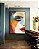 Quadro Vertical Rosto de Mulher Efeito Pintura Abstrata Cores Canvas Moldura - Imagem 4