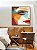 Quadro Quadrado Rosto de Mulher Efeito Pintura Abstrata Cores Canvas Moldura - Imagem 3