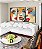 Trio de Quadros Rosto de Mulher Efeito Pintura Abstrata Cores Canvas Moldura - Imagem 5
