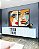 Duo de Quadros Rosto de Mulher Efeito Pintura Abstrata Cores Canvas Moldura - Imagem 5
