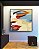 Quadro Quadrado Rosto de Mulher Abstrato Colorido Moderno Canvas Moldura - Imagem 3