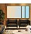 Trio de Quadros Estilizados Abstrato Degradê Pêssego Azul Celeste Canvas Moldura - Imagem 1