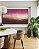 Quadro Horizontal Abstrato Rosa Bege Vinho Efeito Pintura Canvas Moldura - Imagem 5