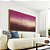 Quadro Horizontal Abstrato Rosa Bege Vinho Efeito Pintura Canvas Moldura - Imagem 3