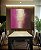 Quadro Quadrado Abstrato Rosa Bege Vinho Efeito Pintura Canvas Moldura - Imagem 5
