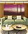 Trio de Quadros Estilizados Abstrato Rosa Bege Vinho Efeito Pintura Canvas Moldura - Imagem 2