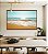 Quadro Horizontal Mar Turquesa Sol Claro Vivo Praia Canvas Moldura - Imagem 2
