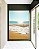 Quadro Vertical Mar Turquesa Sol Claro Vivo Praia Canvas Moldura - Imagem 3