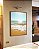 Quadro Vertical Mar Turquesa Sol Claro Vivo Praia Canvas Moldura - Imagem 5