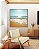 Quadro Quadrado Mar Turquesa Sol Claro Vivo Praia Canvas Moldura - Imagem 3