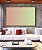 Quadro Horizontal Abstrato Degradê Rosa Salmão Verde Menta Canvas Moldura - Imagem 1