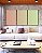 Trio de Quadros Abstrato Degradê Rosa Salmão Verde Menta Canvas Moldura - Imagem 3
