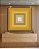Quadro Quadrado Abstrato Geométrico Amarelo Ouro Areia Degradê Canvas Moldura - Imagem 4