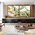 Duo de Quadros Quadrados Abstrato Verde Dourado Branco Efeito Marmóre Canvas Moldura - Imagem 3