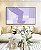 Quadro Horizontal Abstrato Listras Roxo Lavanda Geométrico Canvas Moldura - Imagem 5
