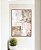 Quadro Vertical Abstrato Concreto Cinza Arte Canvas Moldura - Imagem 1