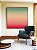 Quadro Quadrado Abstrato Degradê Turquesa Marfim Rosa Canvas Moldura - Imagem 4