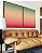 Duo de Quadros Abstrato Degradê Turquesa Marfim Rosa Canvas Moldura - Imagem 3