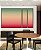Trio de Quadros Estilizados Abstrato Degradê Turquesa Marfim Rosa Canvas Moldura - Imagem 2