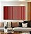 Quadro Horizontal Abstrato Degradê Listras Vermelho Carmim Salmão Canvas Moldura - Imagem 2