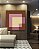 Quadro Quadrado Geométrico Abstrato Rosa Antigo Marrom Areia Canvas Moldura - Imagem 5