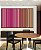 Trio de Quadros Estilizados Abstrato Degradê Listras Rosa Choque Bege Caramelo Canvas Moldura - Imagem 2