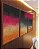 Trio de Quadros Abstrato Rosa Choque Cinza Chumbo Caramelo Canvas Moldura - Imagem 4