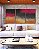 Trio de Quadros Abstrato Rosa Choque Cinza Chumbo Caramelo Canvas Moldura - Imagem 1