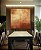 Quadro Quadrado Abstrato Marrom Terra Bronze Caramelo Textura Canvas Moldura - Imagem 2
