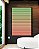 Quadro Vertical Abstrato Degradê Listras Rosa Salmão Verde Menta Canvas Moldura - Imagem 3