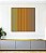 Quadro Quadrado Degradê Listras Amarelo Ouro Laranja Tangerina Azul Canvas Moldura - Imagem 5