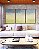 Trio de Quadros Abstrato Azul Celeste Verde Menta Efeito Pintura Canvas Moldura - Imagem 2