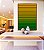 Quadro Vertical Abstrato Degradê Listras Verde Esmeralda Amarelo Ouro Canvas Moldura - Imagem 5