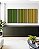 Trio de Quadros Abstrato Degradê Listras Verde Esmeralda Amarelo Ouro Canvas Moldura - Imagem 4