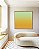 Quadro Quadrado Abstrato Degradê Amarelo Ouro Verde Menta Canvas Moldura - Imagem 5