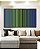 Quadro Horizontal Abstrato Degradê Listras Verde Esmeralda Azul Marinho Canvas Moldura - Imagem 4