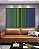 Quadro Horizontal Abstrato Degradê Listras Verde Esmeralda Azul Marinho Canvas Moldura - Imagem 3