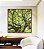 Quadro Quadrado Copa de Árvore Galhos Folhas Verde Vivo Natureza Canvas Moldura - Imagem 2