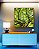Quadro Quadrado Copa de Árvore Galhos Folhas Verde Vivo Natureza Canvas Moldura - Imagem 4