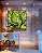 Quadro Quadrado Copa de Árvore Galhos Folhas Verde Vivo Natureza Canvas Moldura - Imagem 5