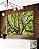 Duo de Quadros Copa de Árvore Galhos Folhas Verde Vivo Natureza Canvas Moldura - Imagem 2