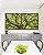 Duo de Quadros Quadrados Copa de Árvore Galhos Folhas Verde Vivo Natureza Canvas Moldura - Imagem 5