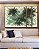 Trio de Quadros Estilizados Abstrato Verde Menta Cinza Chumbo Efeito Pintura Canvas Moldura - Imagem 2