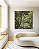 Quadro Quadrado Floresta Copa de Árvore Folhas Verdes Natureza Canvas Moldura - Imagem 5