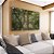 Duo de Quadros Floresta Copa de Árvore Folhas Verdes Natureza Canvas Moldura - Imagem 3
