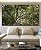 Trio de Quadros Estilizados Floresta Copa de Árvore Folhagem Canvas Moldura - Imagem 5