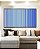 Quadro Horizontal Abstrato Degradê Listras Azul Bebê Azul Royal Canvas Moldura - Imagem 3