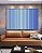 Quadro Horizontal Abstrato Degradê Listras Azul Bebê Azul Royal Canvas Moldura - Imagem 5