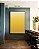 Quadro Vertical Abstrato Degradê Amarelo Ouro e Areia Canvas Moldura - Imagem 5